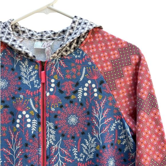 Matilda Jane 435 Up North Hoodie Jacket Full Zip Make Believe Pockets Girl's 12 - Picture 3 of 8